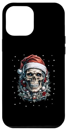 Hülle für iPhone 12 Pro Max Weihnachtsoutfit Totenkopf Weihnachten Death Heavy Xmas von Weihnachtsdeko Merry Christmas Outfit für Herren