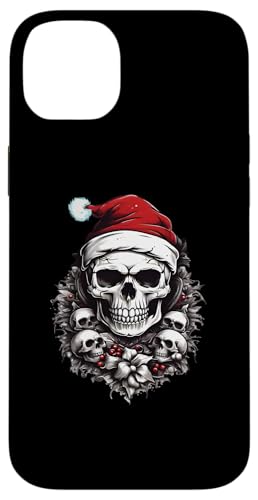 Hülle für iPhone 14 Plus Weihnachtsoutfit Totenkopf Weihnachten Death Heavy Xmas von Weihnachtsdeko Merry Christmas Outfit für Herren