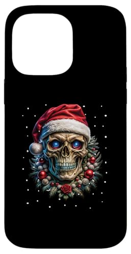 Hülle für iPhone 14 Pro Max Weihnachtsoutfit Totenkopf Weihnachten Death Heavy Xmas von Weihnachtsdeko Merry Christmas Outfit für Herren