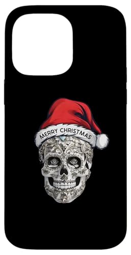 Hülle für iPhone 14 Pro Max Weihnachtsoutfit Totenkopf Weihnachten Death Heavy Xmas von Weihnachtsdeko Merry Christmas Outfit für Herren