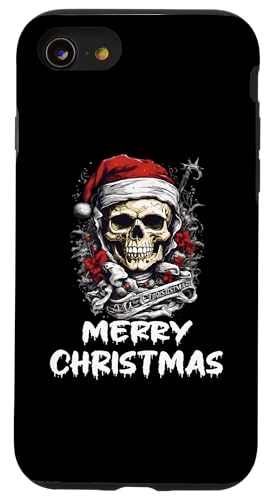 Hülle für iPhone SE (2020) / 7 / 8 Weihnachtsoutfit Totenkopf Weihnachten Death Heavy Xmas von Weihnachtsdeko Merry Christmas Outfit für Herren