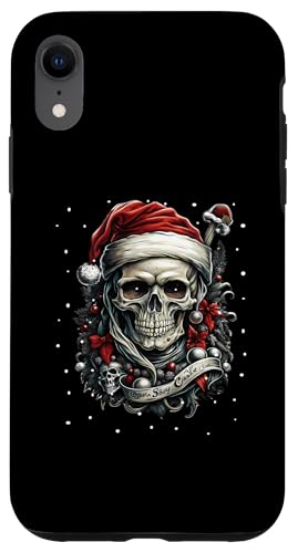 Hülle für iPhone XR Weihnachtsoutfit Totenkopf Weihnachten Death Heavy Xmas von Weihnachtsdeko Merry Christmas Outfit für Herren