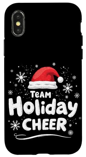 Hülle für iPhone X/XS TEAM HOLIDAY CHEER Weihnachtsdesign von Weihnachtsdesign Design