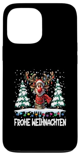 Hülle für iPhone 13 Pro Max Weihnachts Shirt Feiertage Geschenk Geschenkidee Nikolaus von Weihnachtsgeschenke Geschenkidee Santa Xmas Elch