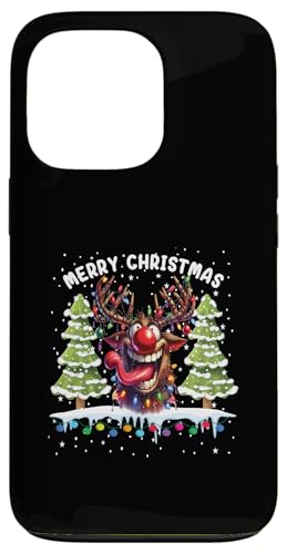 Hülle für iPhone 13 Pro Weihnachts Shirt Damen Geschenk Geschenkidee Nikolaus Herren von Weihnachtsgeschenke Geschenkidee Santa Xmas Elch