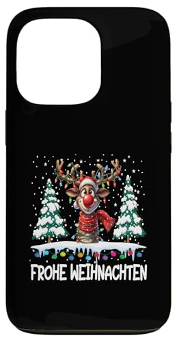 Hülle für iPhone 13 Pro Weihnachts Shirt Feiertage Geschenk Geschenkidee Nikolaus von Weihnachtsgeschenke Geschenkidee Santa Xmas Elch