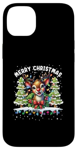 Hülle für iPhone 14 Plus Weihnachts Shirt Feiertage Geschenk Geschenkidee Nikolaus von Weihnachtsgeschenke Geschenkidee Santa Xmas Elch