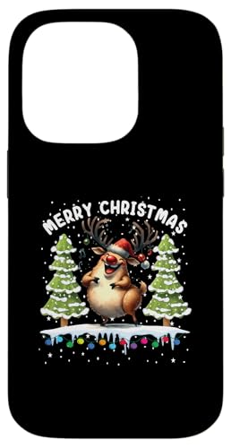 Hülle für iPhone 14 Pro Weihnachts Shirt Feiertage Geschenk Geschenkidee Nikolaus von Weihnachtsgeschenke Geschenkidee Santa Xmas Elch