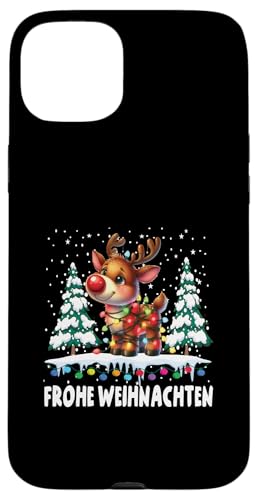 Hülle für iPhone 15 Plus Weihnachts Shirt Feiertage Geschenk Geschenkidee Nikolaus von Weihnachtsgeschenke Geschenkidee Santa Xmas Elch