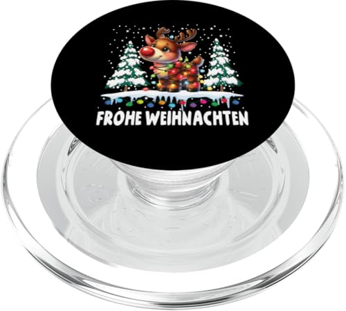 Weihnachts Shirt Feiertage Geschenk Geschenkidee Nikolaus PopSockets PopGrip für MagSafe von Weihnachtsgeschenke Geschenkidee Santa Xmas Elch