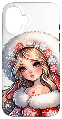 Hülle für iPhone 16 Snegurotschka Ded Moroz russischer Weihnachtsmann Russen von Weihnachtsgeschenke Snegurotschka Designs