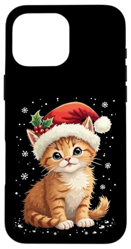 Hülle für iPhone 16 Pro Max Weihnachtskatze von Weihnachtskatze Design