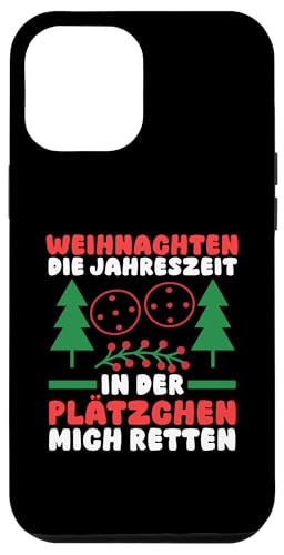 Hülle für iPhone 12 Pro Max Weihnachtsmann Weihnachten Weihnachtsfest Plätzchen von Weihnachtsplätzchen Weihnachtself Weihnachtsfeier