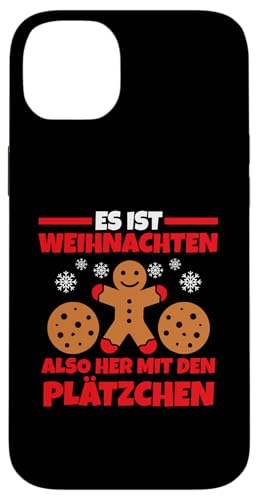 Hülle für iPhone 14 Plus Weihnachtsmann Weihnachten Weihnachtsfest Plätzchen von Weihnachtsplätzchen Weihnachtself Weihnachtsfeier