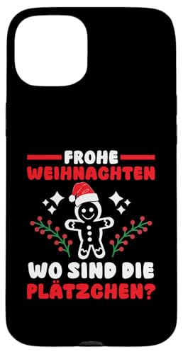 Hülle für iPhone 15 Plus Weihnachtsmann Weihnachten Weihnachtsfest Plätzchen von Weihnachtsplätzchen Weihnachtself Weihnachtsfeier