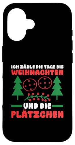 Hülle für iPhone 16 Weihnachtsmann Weihnachten Weihnachtsfest Plätzchen von Weihnachtsplätzchen Weihnachtself Weihnachtsfeier