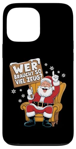 Hülle für iPhone 13 Pro Max Weihnachten Shirt Lustige Sprüche Weihnachtsmann Santa Claus von Weihnachtsshirt Anti Weihnachten TShirt Lustig Fun