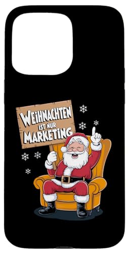 Hülle für iPhone 15 Pro Max Weihnachten Shirt Lustige Sprüche Weihnachtsmann Santa Claus von Weihnachtsshirt Anti Weihnachten TShirt Lustig Fun