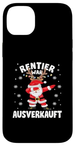 Hülle für iPhone 14 Plus Weihnachten T-Shirt Damen Geschenke Elch Lustiges Weihnachts von Weihnachtsshirt Weihnachten Outfit Bekleidung Xmas