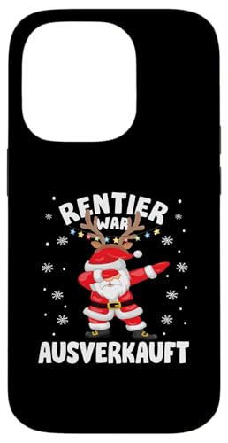 Hülle für iPhone 14 Pro Weihnachten T-Shirt Damen Geschenke Elch Lustiges Weihnachts von Weihnachtsshirt Weihnachten Outfit Bekleidung Xmas