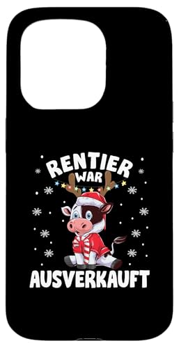 Hülle für iPhone 15 Pro Weihnachten T-Shirt Damen Geschenke Elch Lustiges Weihnachts von Weihnachtsshirt Weihnachten Outfit Bekleidung Xmas