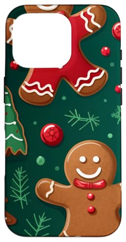 Hülle für iPhone 16 Pro Weihnachts-Lebkuchenmann von Weihnachtswahnsinn