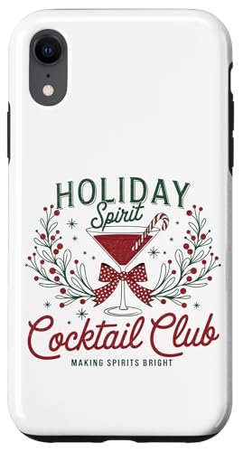 Hülle für iPhone XR Holiday Spirit Cocktail Club Lustige Weihnachten von Weihnachtswahnsinn