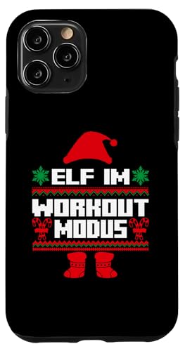 Hülle für iPhone 11 Pro Weihnachtself Weihnachten Fitness Sport Elf von Weihnachtszeit Weihnachten Elfen