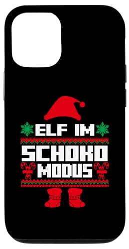 Hülle für iPhone 12/12 Pro Weihnachtself Weihnachten Weihnachtsmann Schoko Elf von Weihnachtszeit Weihnachten Elfen