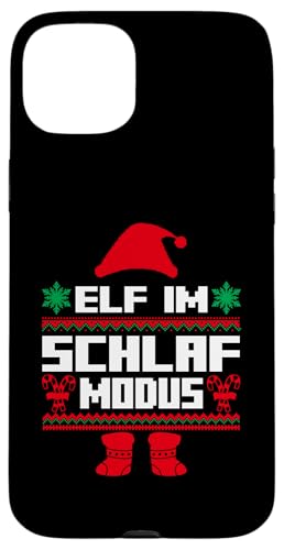 Hülle für iPhone 15 Plus Weihnachtself Weihnachten Schlafen Elf von Weihnachtszeit Weihnachten Elfen