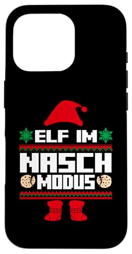 Hülle für iPhone 16 Pro Weihnachtself Weihnachten Weihnachtsmann Nasch Elf von Weihnachtszeit Weihnachten Elfen