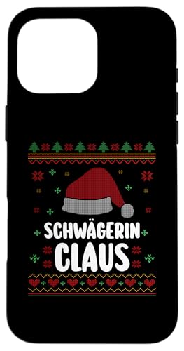 Hülle für iPhone 16 Pro Max Weihnachten Weihnachtsmann Schwägerin Claus von Weihnachtszeit Weihnachten Weihnachtsmann