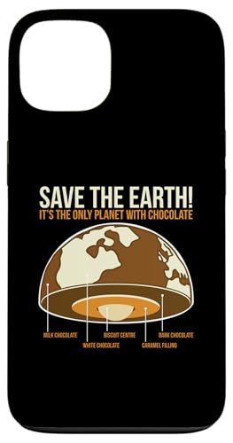 Science Eco Warrior Chocolate Save Earth Meme Planet Lover Hülle für iPhone 13 von Weird Science All Stars