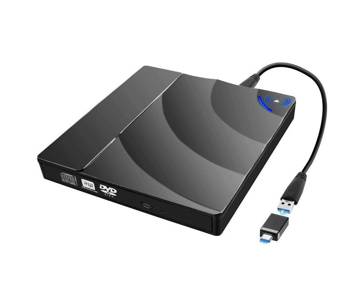 Welikera External DVD Drive,Type-C Slim CD DVD RW Burner Drive DVD-Brenner DVD-Brenner von Welikera