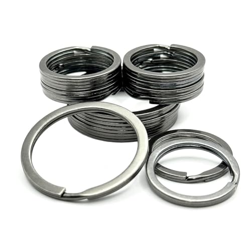 15 Stück Schlüsselanhängerringe, 2,5 cm / 3,6 cm, Schlüsselring, Schlüsselhalter, Auto-Schlüsselanhänger, robuster Schlüsselanhänger, Spaltringe, Karabiner für Schlüssel, Metallring 15 Stück Schlüsselanhängerringe, 2,5 cm / 3,6 cm, Schlüsselring, Schlüsselhalter, Auto-Schlüsselanhänger, robuster Schlüsselanhänger, Spaltringe, Karabiner für Schlüssel, Metallring von Wenreykeji