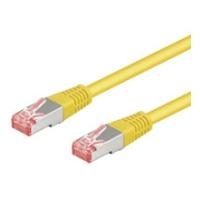 Wentronic Goobay CAT 6 Patchkabel, S/FTP (PiMF), Gelb, 30 m - LSZH halogenfrei, Kupfer (68308) von Wentronic