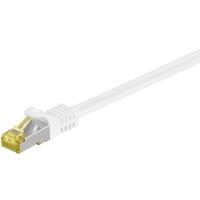 Wentronic Goobay - Patch-Kabel - RJ-45 (S) bis RJ-45 (S) - 2,0m - SFTP, PiMF -Cat.7 Rohkabel - gepresst, halogenfrei - wei� (91093) von Wentronic