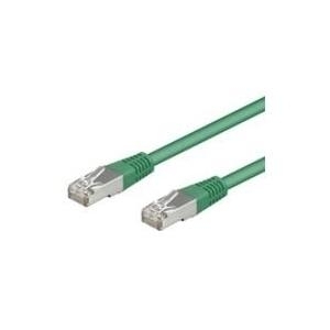 Wentronic goobay - Netzwerkkabel - RJ-45 (M) bis RJ-45 (M) - 3,0m - SF/UTP - CAT 5e - geformt - grün (68045) von Wentronic