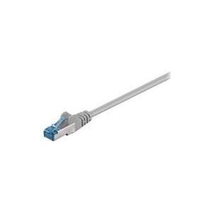 Wentronic goobay - Patch-Kabel - RJ-45 (S) bis RJ-45 (S) - 50,0m - SFTP, PiMF - CAT 6a - halogenfrei, geformt, rund, ohne Haken, verseilt - Grau (94908) von Wentronic