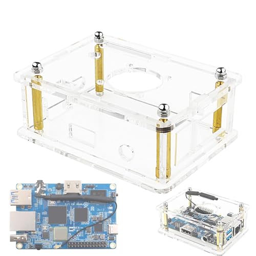 Weqizuerqi Transparentes Mainboard-Acrylgehäuse, Mainboard-Acryl-Schutzgehäusec | Ersatz der Acrylgehäuse-Box - Mainboard-Display-Box, transparente Ersatz-Acryl-Gehäusebox, 1:1 passend für von Weqizuerqi