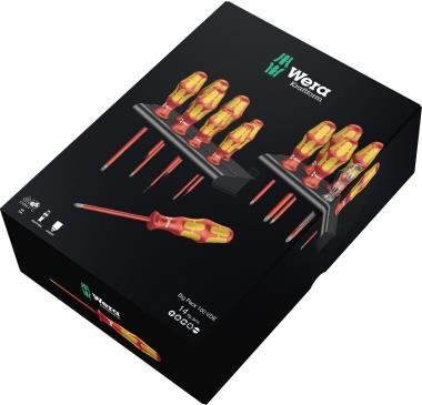 Wera Kraftform Big Pack 100 VDE - Schraubendrehersatz - 14 St�cke - isoliert (05105631001) von Wera