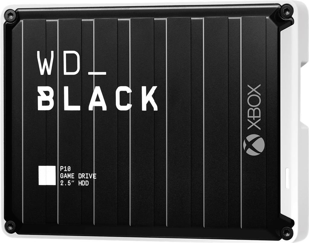WD_BLACK P10 Game Drive for Xbox One WDBA5G0040BBK - Festplatte - 4 TB - extern (tragbar) - USB 3.2 Gen 1 - Schwarz mit wei�er Verzierung von Western Digital