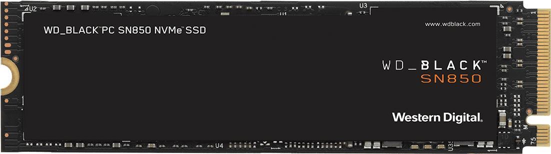 WD Black SN850 NVMe SSD WDS500G1X0E - SSD - 500GB - intern - M.2 2280 - PCI Express 4,0 x4 (NVMe) (WDS500G1X0E) von Western Digital