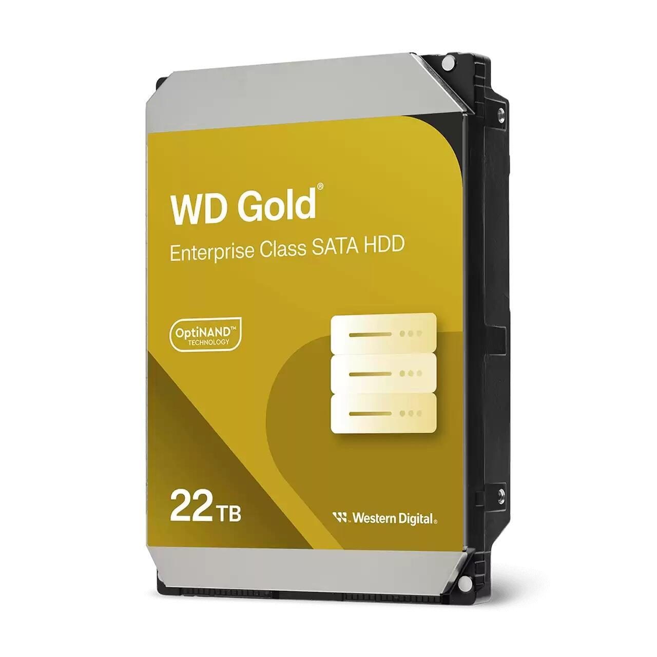 WD Gold Enterprise Klass Festplatte - 22 TB von Western Digital