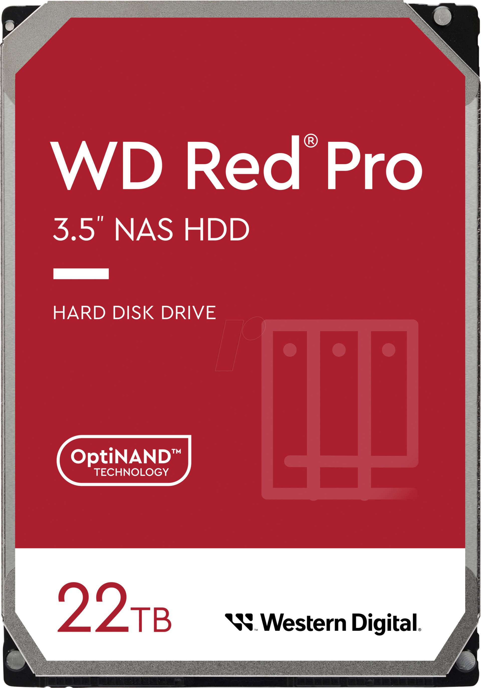 WD221KFGX - 22TB Festplatte WD RED PRO - NAS von Western Digital