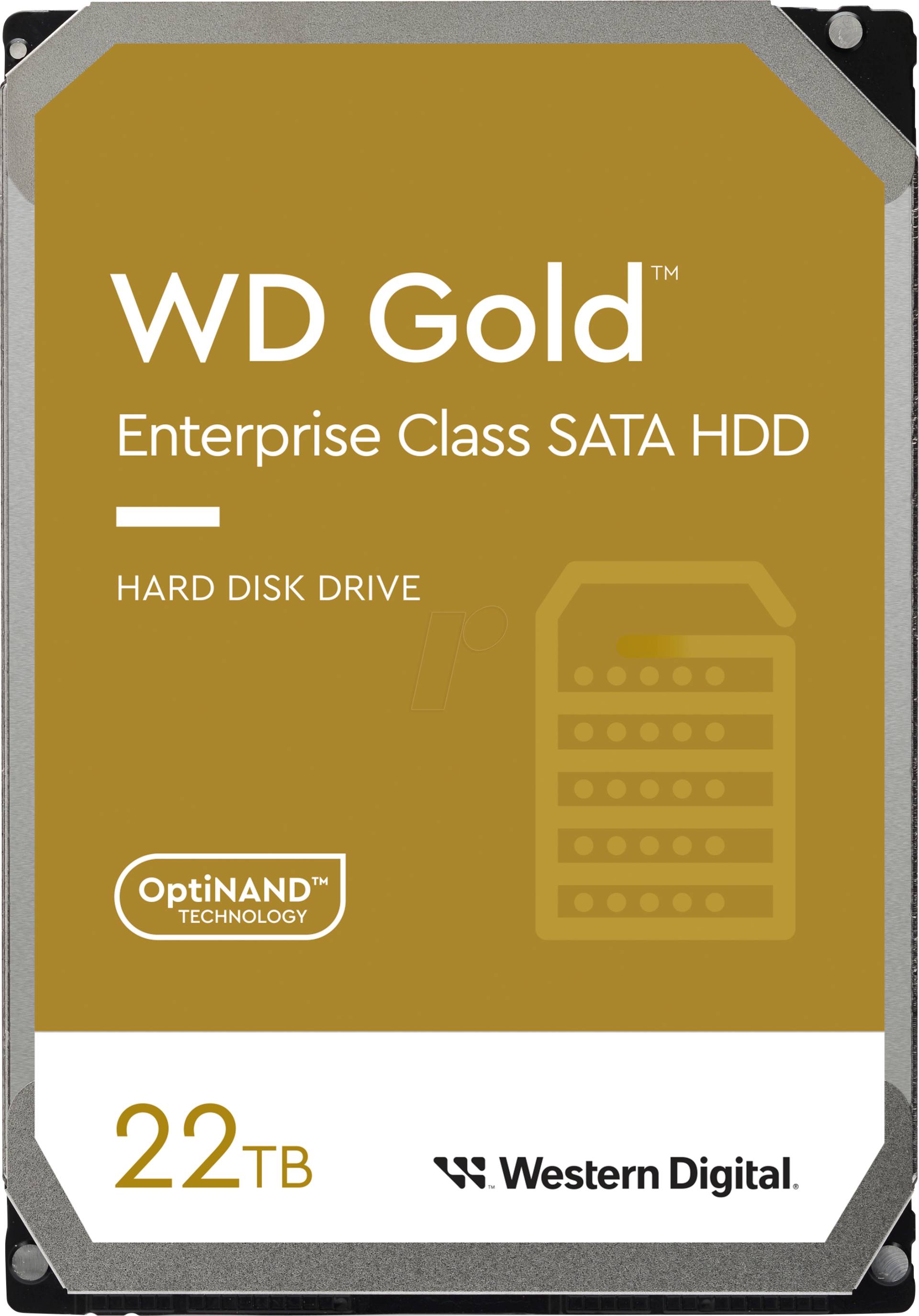 WD221KRYZ - 22TB Festplatte WD Gold - Datacenter von Western Digital