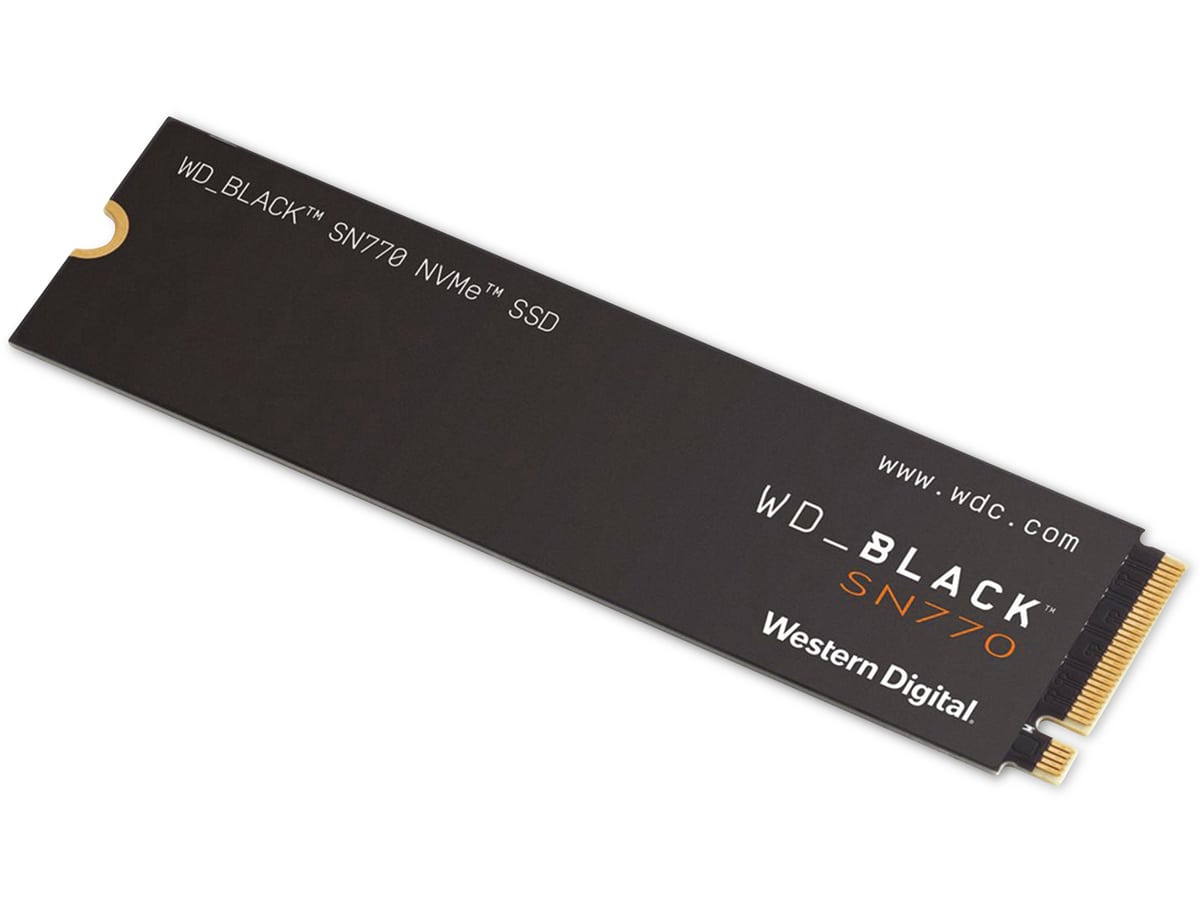 WESTERN DIGITAL M.2 SSD WD Black SN770, 1 TB, NVMe, intern von Western Digital