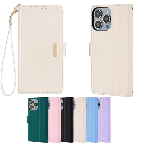 Weyalir für Xiaomi Mi CC9 Hülle Kompatibel mit Xiaomi Mi CC9 Hülle Case Handyhülle Schutzhülle [TPU-Schale + PU-Leder] SDJK-38 White von Weyalir