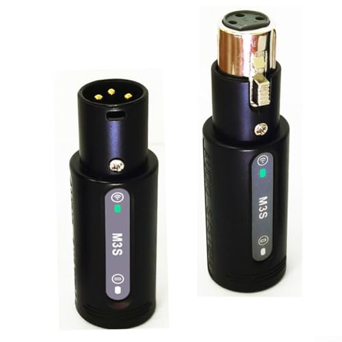 WheatThrive Hochauflösender kabelloser Mikrofonadapter, 4,6 m Reichweite und integrierter Mikrofon-Booster, mit 24-Bit 192 kHz Auflösung, für Audio-Mixer und PA-Systeme WheatThrive Hochauflösender kabelloser Mikrofonadapter, 4,6 m Reichweite und integrierter Mikrofon-Booster, mit 24-Bit 192 kHz Auflösung, für Audio-Mixer und PA-Systeme von WheatThrive