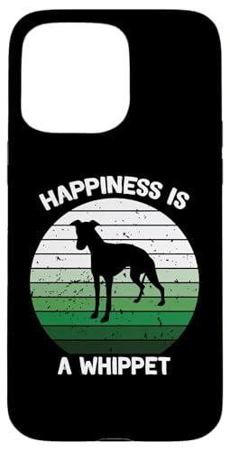 Hülle für iPhone 15 Pro Max Glück ist ein Whippet von Whippet Dog Life Mom Messy Bun T-Shirt